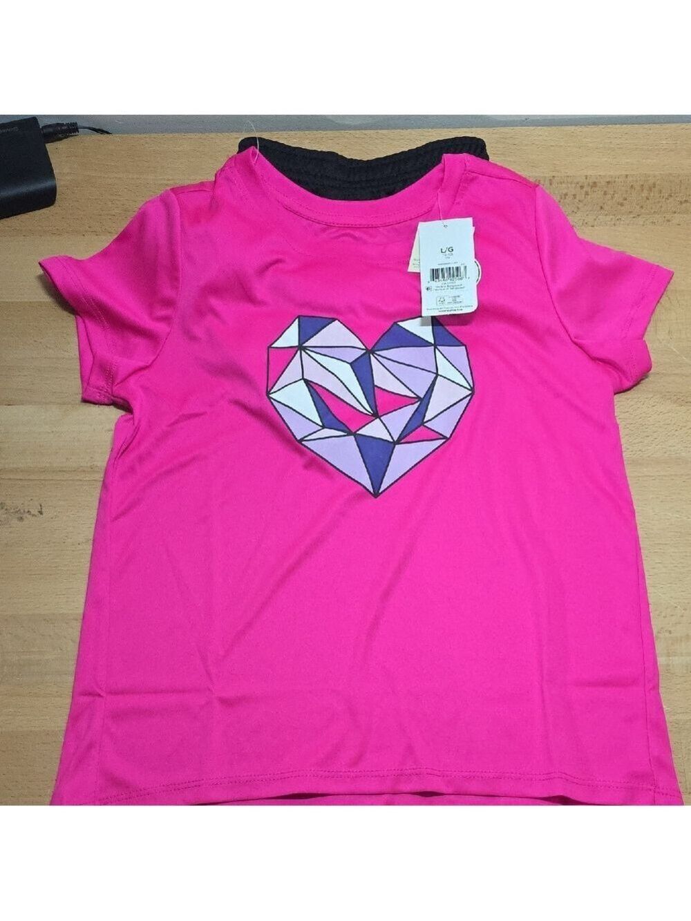 Athletic Works Pink and Purple Short Sleeve Tees